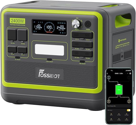 Bäst i test Powerstation 2026. Vår testvinnare Fossibot 2400F