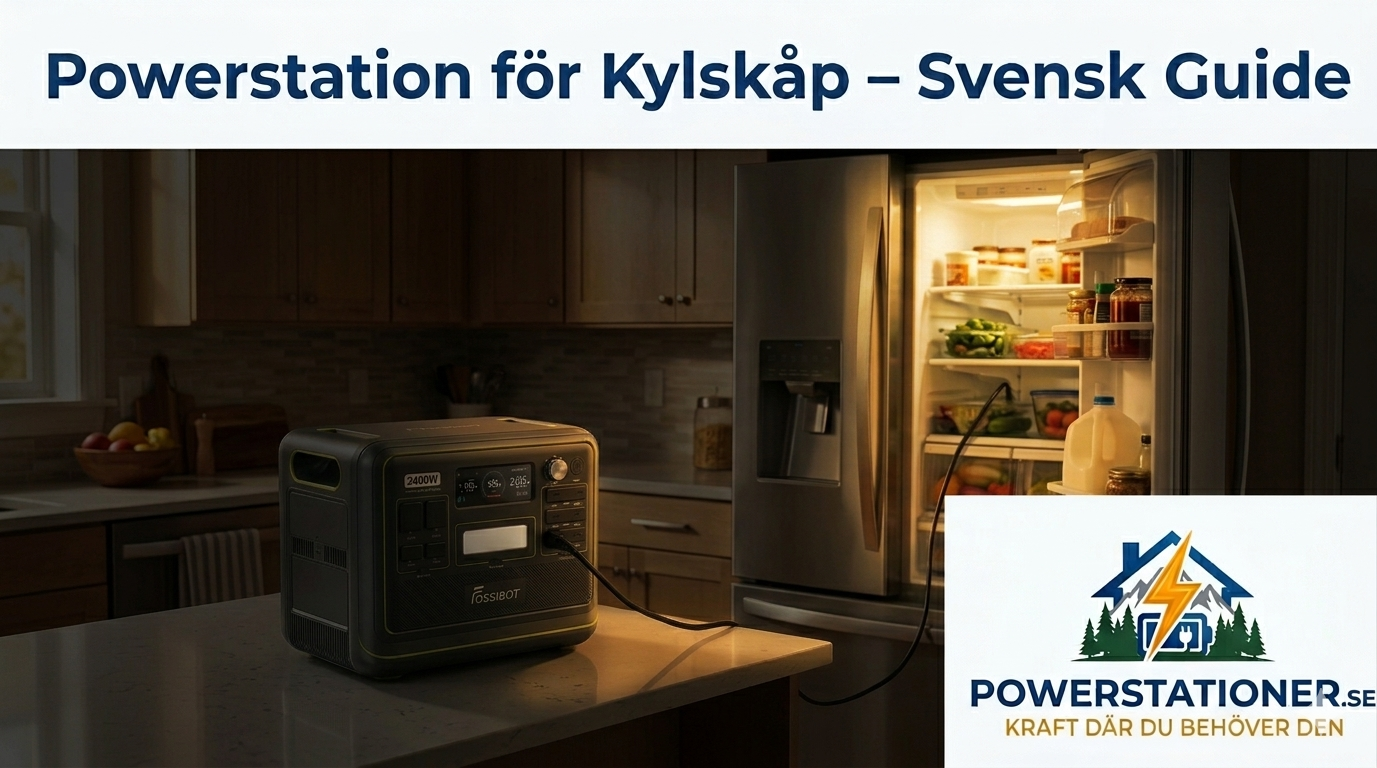 Driva kylskåp med powerstation vid strömavbrott: Den kompletta guiden 2026